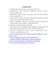 Informacijos svarba santykių plėtotei. Įmonės bei vartotojo informacijos integravimas 16 puslapis