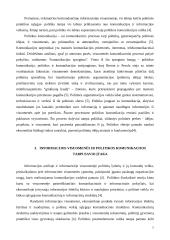 Informacinės visuomenės ir politikos komunikacijos tarpusavio įtaka 8 puslapis