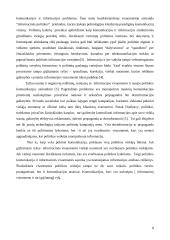 Informacinės visuomenės ir politikos komunikacijos tarpusavio įtaka 9 puslapis