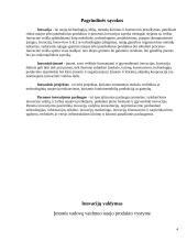 Inovacijų valdymas ir inovacijos valdyme 4 puslapis