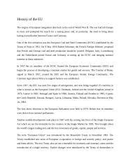 Integration into European Union (EU)