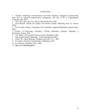 Integruotų marketingo komunikacijų svarba diegiant santykių marketingą 13 puslapis