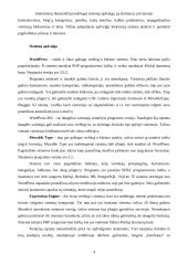 Internetinių dienoraščių (weblogs) sistemų apžvalga, jų skirtumai, privalumai 4 puslapis