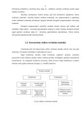 Investavimo rizika ir jos valdymas 8 puslapis