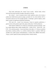 Kainodaros strategijos formavimas AB "Atrama" pavyzdžiu 3 puslapis