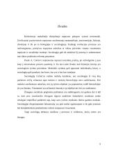 Kaip gali egzistuoti modernus sociologijos mokslas? 9 puslapis