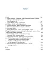 Priekulės, Kretingalės ir Judrėnų seniūnijų rekreacinės veiklos modelis