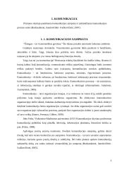 Komunikacijų vaidmuo organizacijos veikloje 4 puslapis