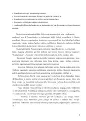 Komunikacijų vaidmuo organizacijos veikloje 9 puslapis