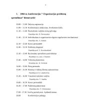 Konferencijos organizavimo etapai 3 puslapis