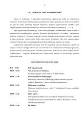 Konferencijos organizavimas: "Darbo rinkos galimybės" 6 puslapis