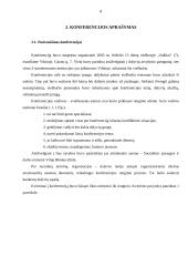 Konferencijos organizavimas: "Darbo rinkos galimybės" 8 puslapis