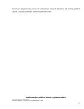 Konkurencijos politika Europos Sąjungoje (ES) 11 puslapis