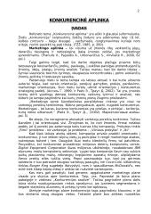 Konkurencinė aplinka 2 puslapis