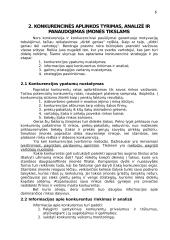 Konkurencinė aplinka 6 puslapis