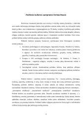 Kontinentinės politinės kultūros bruožai (pagal G. Almondą ir S. Verbą) 4 puslapis