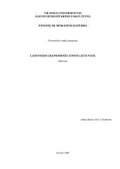 Laisvosios ekonominės zonos (LEZ) Lietuvoje