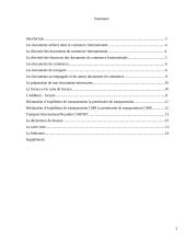 Les documents de la commerce international 2 puslapis