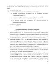 Les documents de la commerce international 5 puslapis
