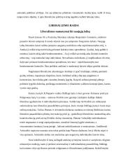 Liberalizmo samprata, raida bei žymiausi liberalizmo atstovai 7 puslapis