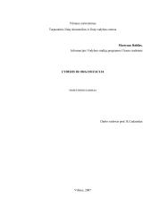 Lyderis ir organizacija