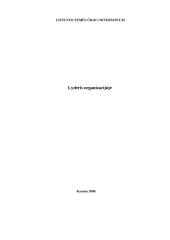 Lyderis organizacijoje