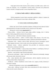 Lietuvos centrinis bankas ir jo atliekamos funkcijos 6 puslapis