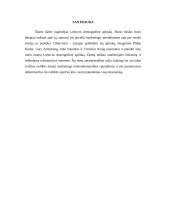 Lietuvos demografinė verslo aplinka