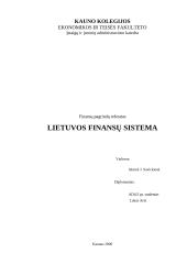 Lietuvos finansų sistema