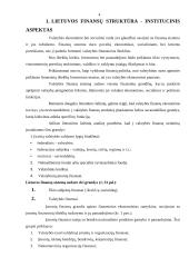 Lietuvos finansų sistema 4 puslapis