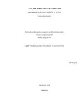 Lietuvos fiskalinės politikos perspektyvos