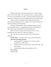 Lietuvos gyventojų skaičius: kitimo tempai ir komponentai 2 puslapis