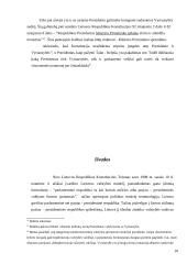 Lietuvos institucinė sąranga: pusiau–prezidentizmas 10 puslapis