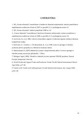 Lietuvos tekstilės rinka: AB "Utenos trikotažas" 20 puslapis