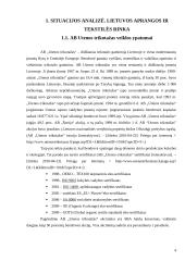 Lietuvos tekstilės rinka: AB "Utenos trikotažas" 4 puslapis