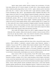 Lietuvos užsienio prekybos raida, priklausymas PPO ir ES 5 puslapis
