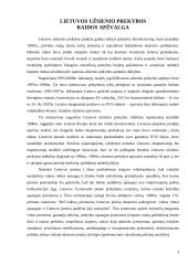 Lietuvos užsienio prekybos raidos apžvalga 3 puslapis