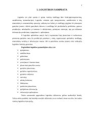Logistikos charakteristikos įmonėje 3 puslapis
