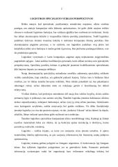 Logistikos specialisto veiklos perspektyvos 2 puslapis