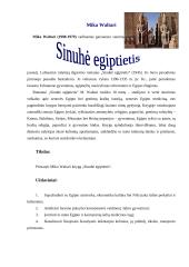 M. Waltari "Sinuhė egiptietis" 2 puslapis