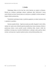 Marketingas. Jo aplinka, tyrimai ir informacija 2 puslapis