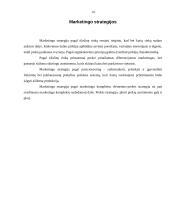 Marketingo priemonių planas: vienkartinės nosinaitės "Tempo" 14 puslapis