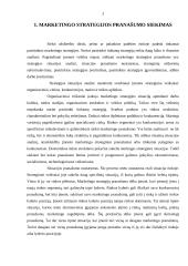 Marketingo strategijos 3 puslapis