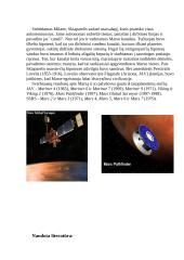 Marsas, Marso informacija 11 puslapis