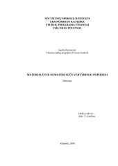 Materialūs bei nematerialūs vertybiniai popieriai 11 puslapis