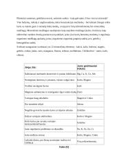 Mineralinių medžiagų reikšmė žmogaus organizmui 2 puslapis