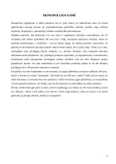 Monopolija ir rinkos monopolizavimo veiksniai 4 puslapis