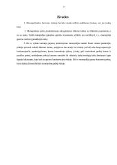 Monopolijos formos, priežastys, pasiūla bei paklausa 17 puslapis