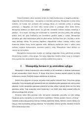Monopolijos formos, priežastys, pasiūla bei paklausa 3 puslapis