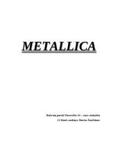 Muzikos grupė "Metallica" 9 puslapis